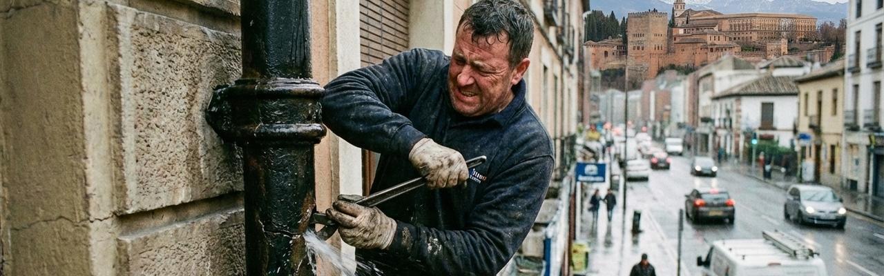 Reparación urgente de bajantes en Galdakao